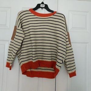 Patch Sleeve sweater